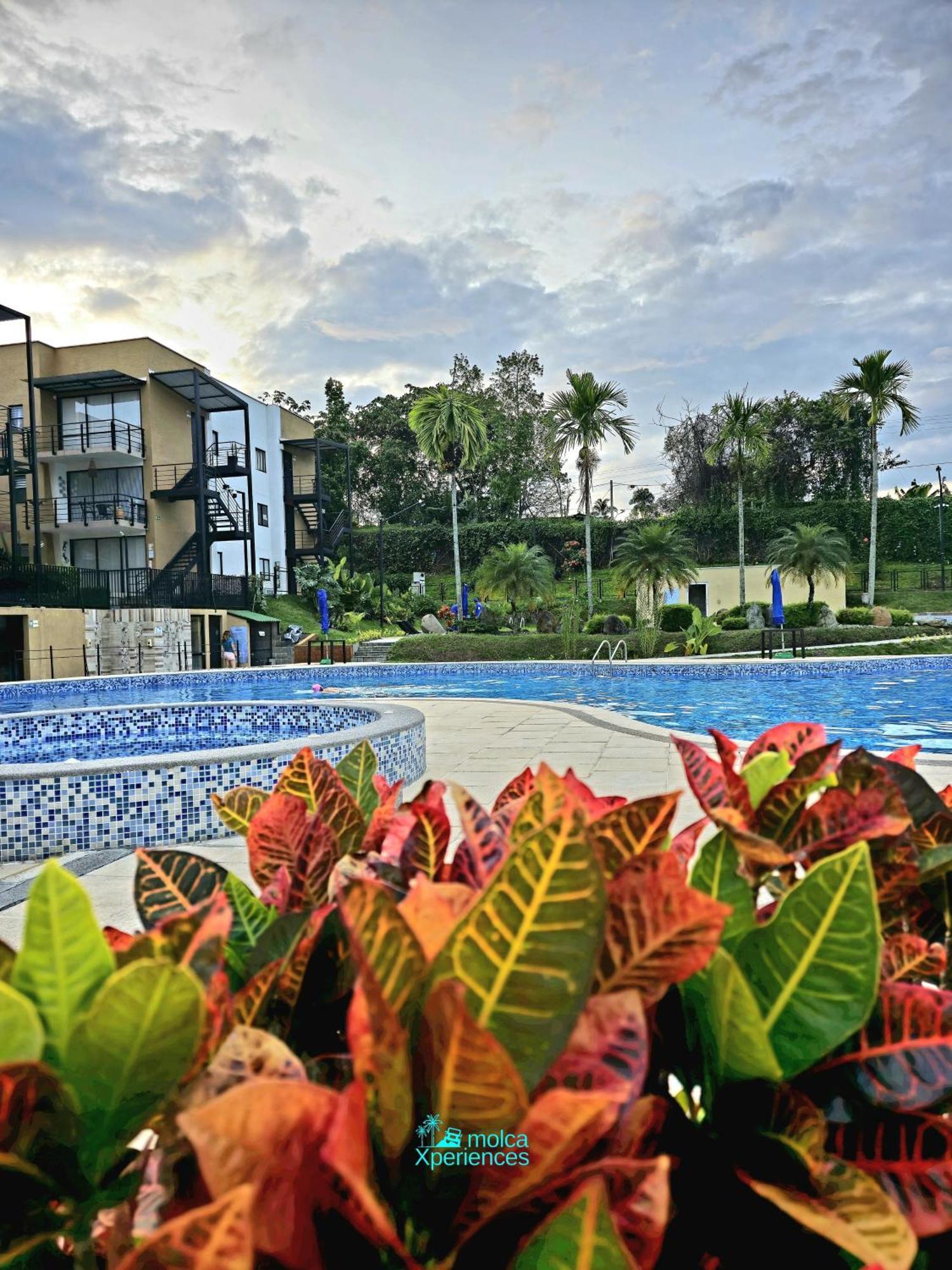 Apartamento Privado Vacacional A 5M Del Aeropuerto, 20 Minutos Del Parque Del Cafe Y Centro De Armenia Con 4 Piscinas, 3 Jacuzzi, Sauna By Molca Xperiences 3H Extérieur photo